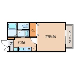 近鉄奈良駅 バス10分  南方町下車：停歩4分 2階の物件間取画像